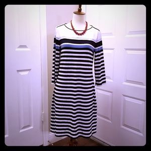 White House Black Market striped dress Size M